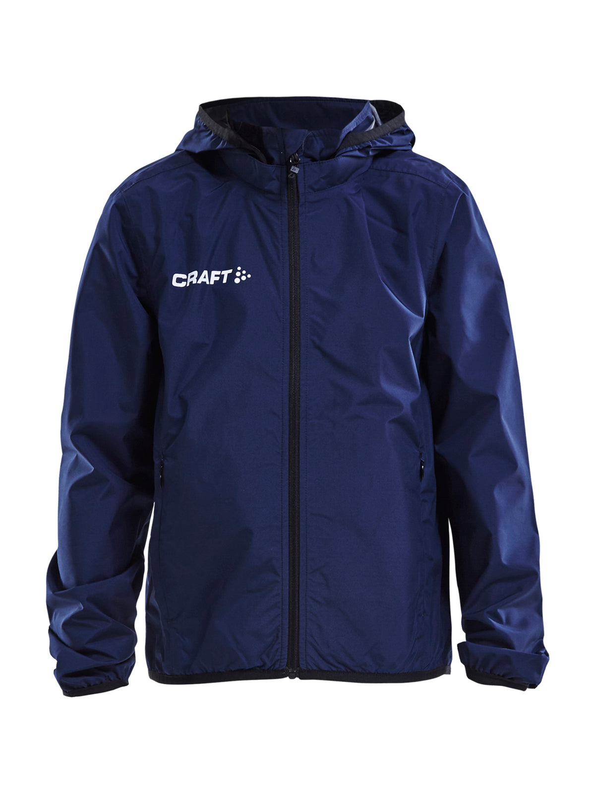Craft Jacket Rain Junior in Navy, Vorderansicht