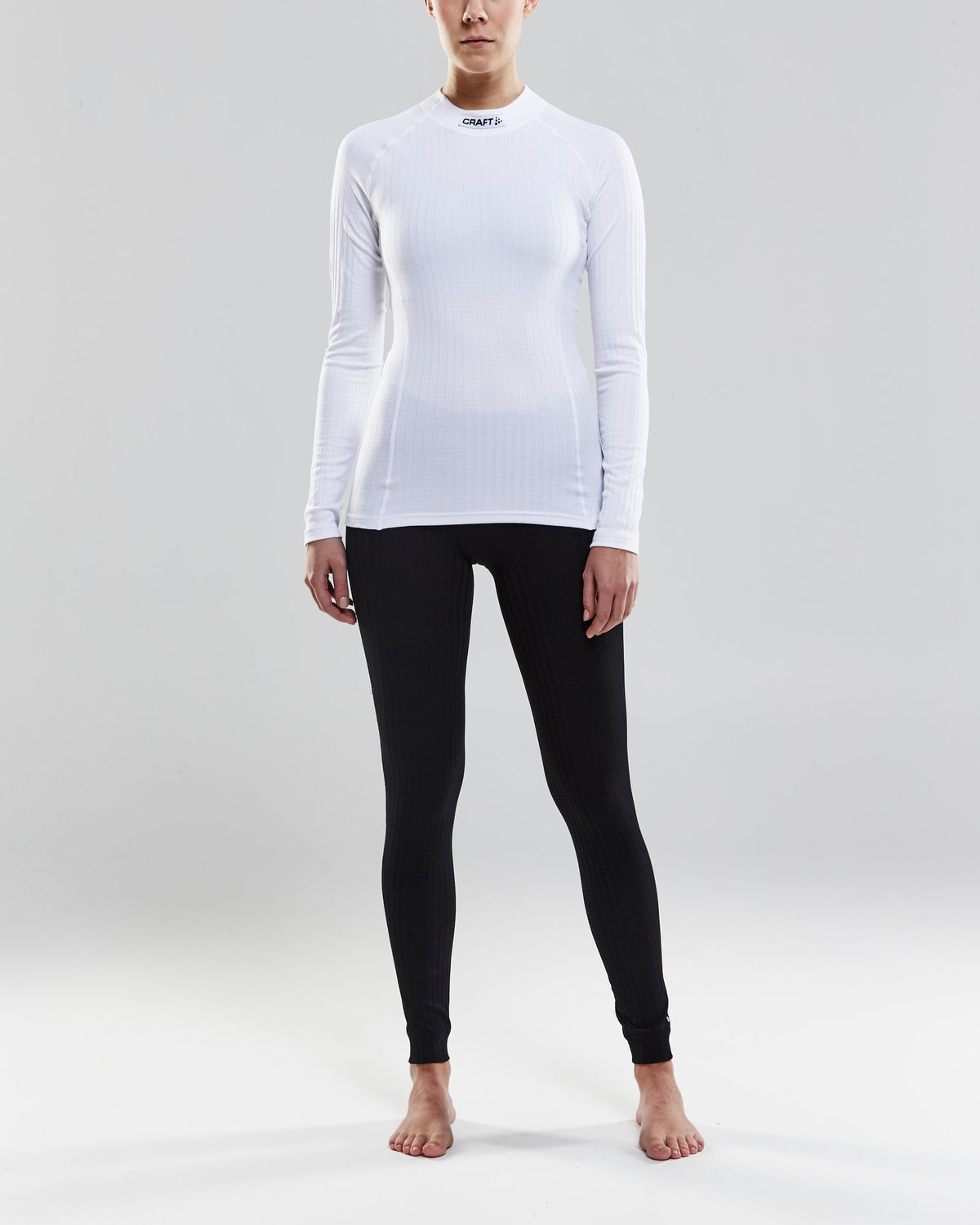 Craft Progress Baselayer CN LS Damen in Weiss, Detailansicht