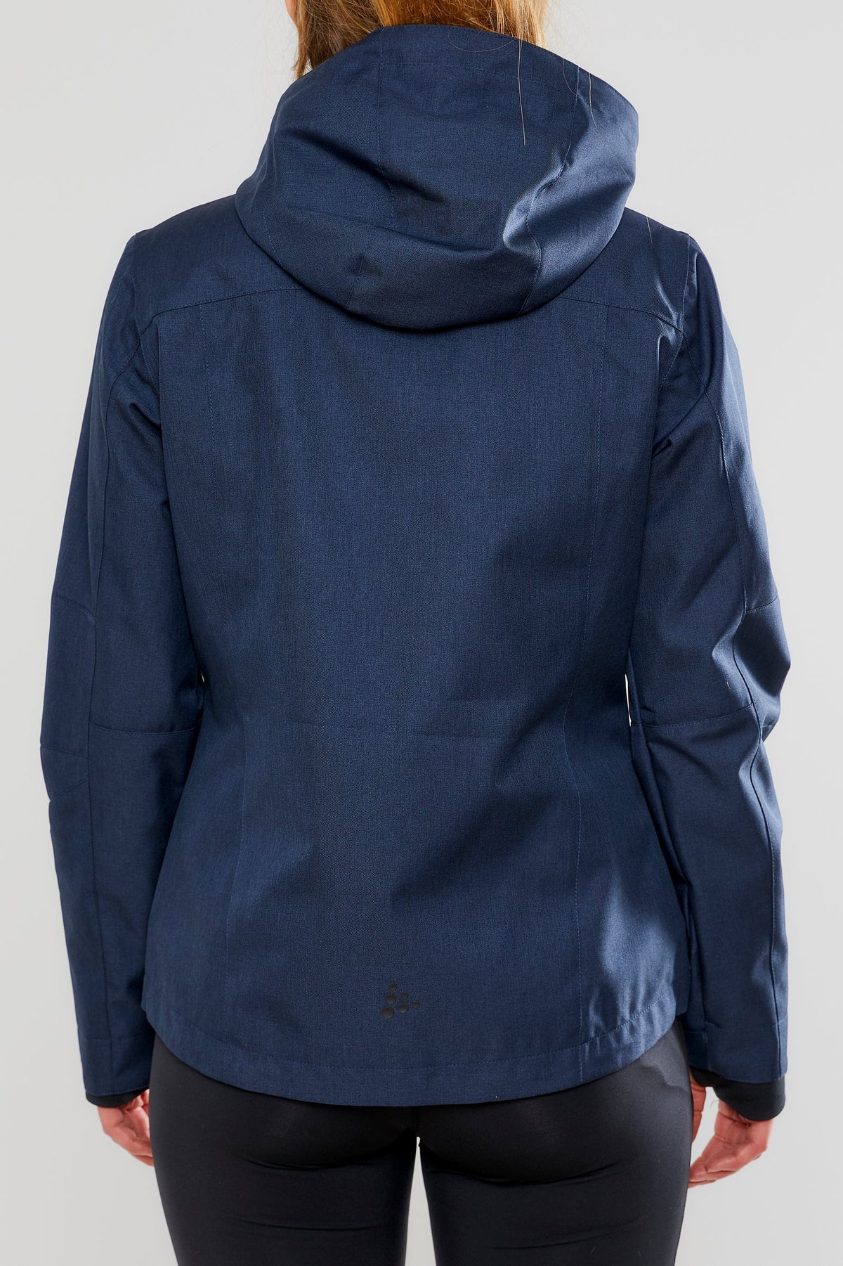 Craft Mountain Jacket Damen in Dunkelnavy meliert, Detailansicht