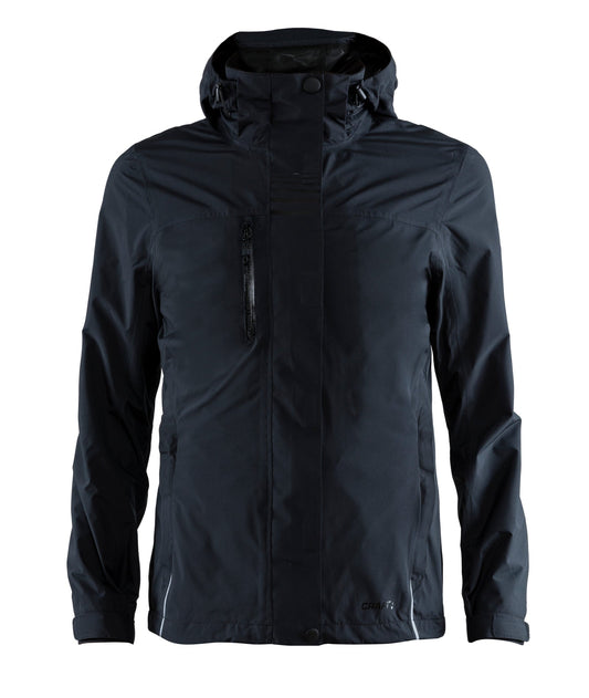 Craft Urban Rain Jacket Herren in Schwarz, Vorderansicht