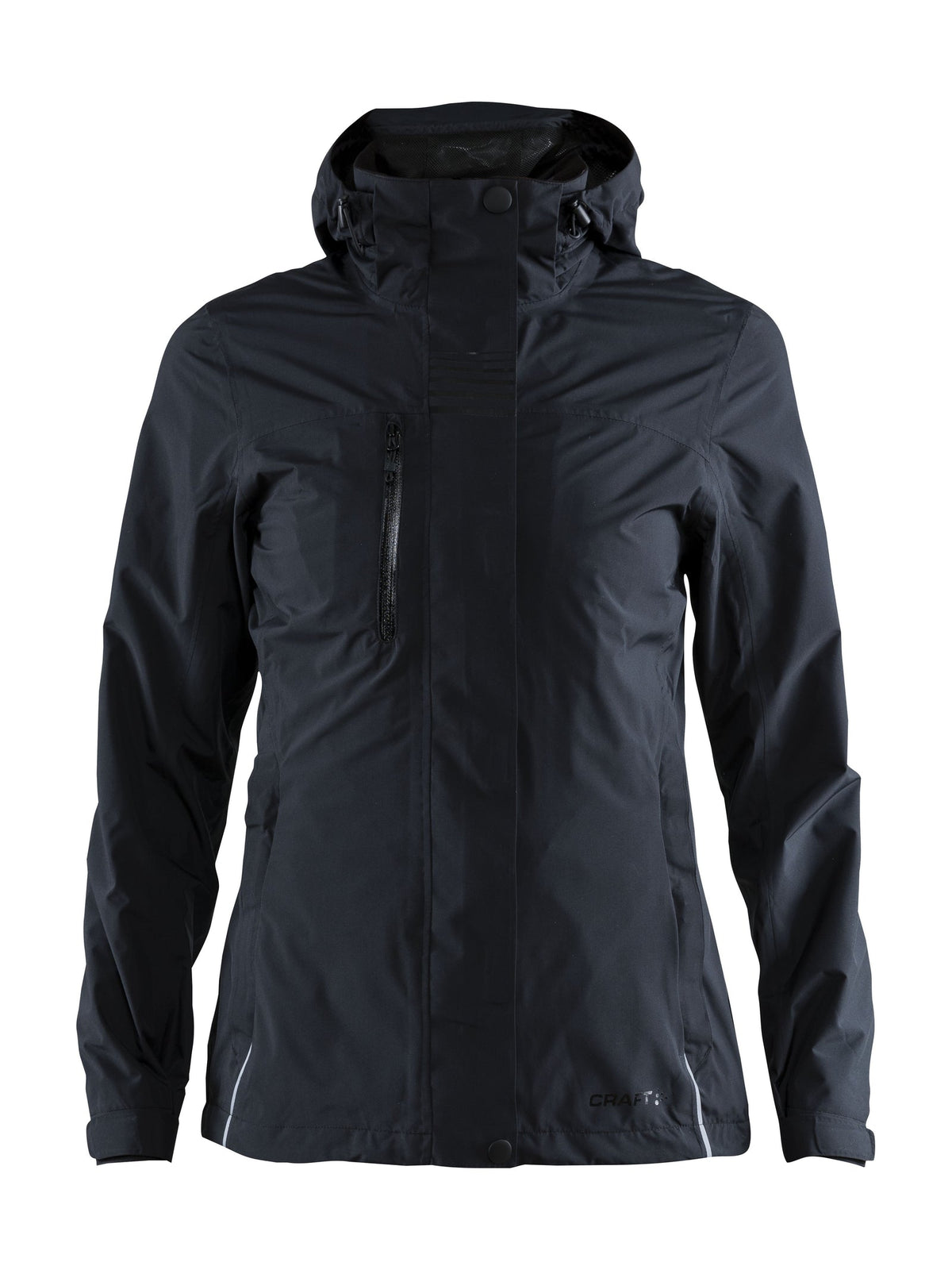 Craft Urban Rain Jacket Damen in Schwarz, Vorderansicht