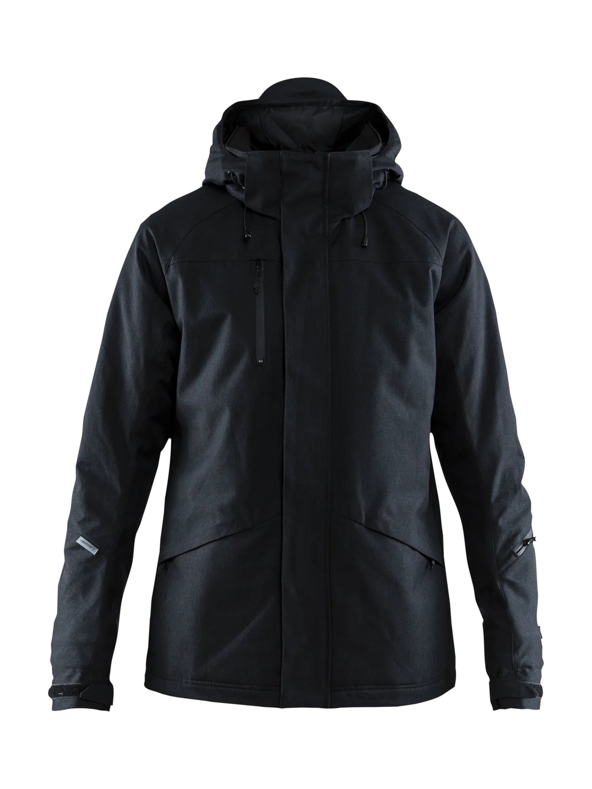 Craft Mountain Padded Jacket Herren in Schwarz meliert/Schwarz, Vorderansicht