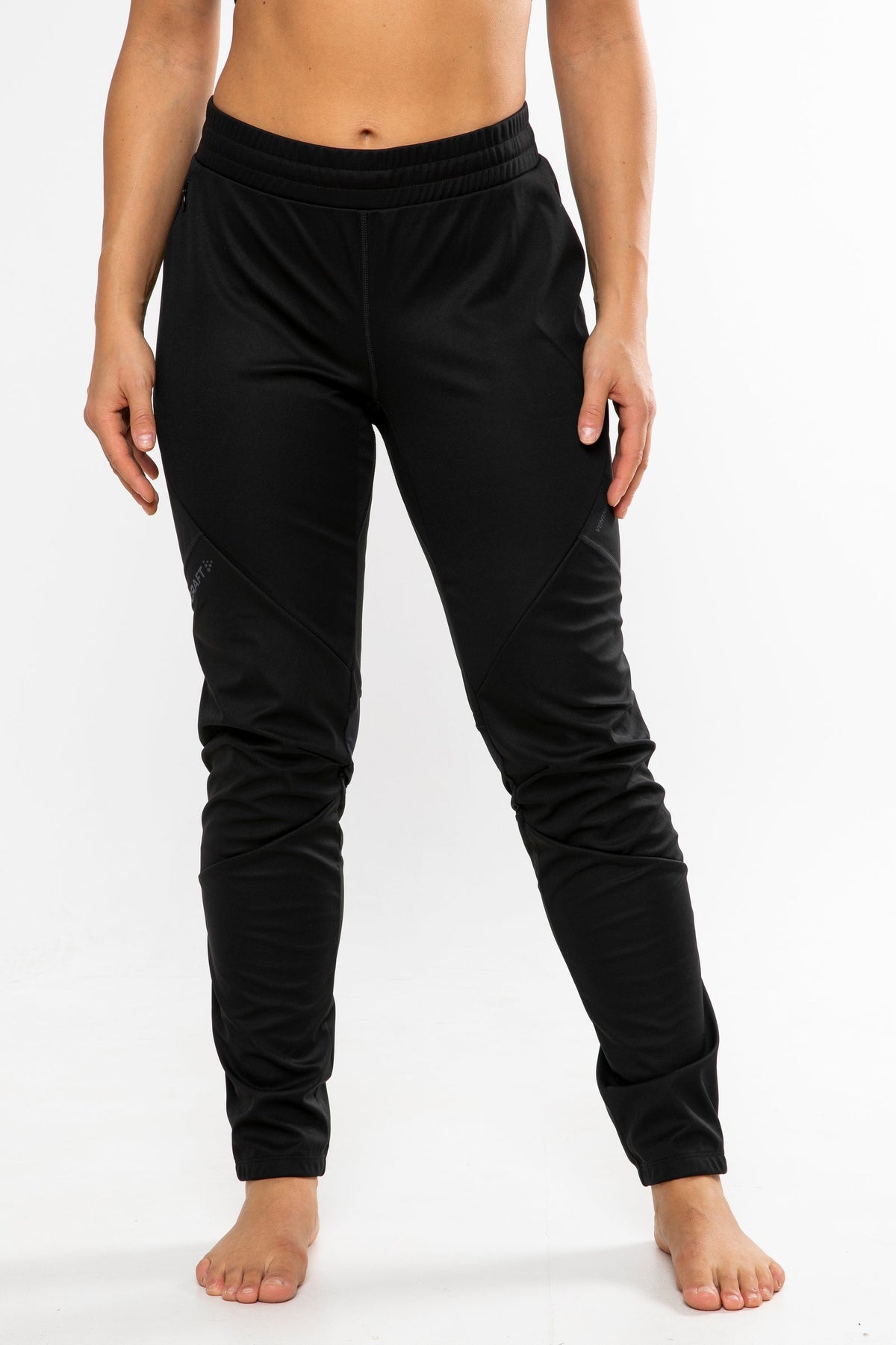 Craft CORE Glide Pants Damen in Schwarz, Detailansicht