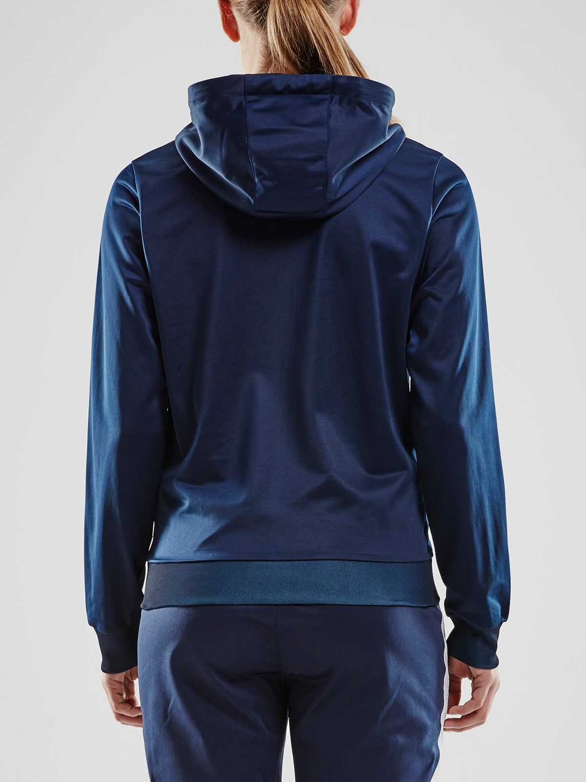 Craft Pro Control Hood Jacket Damen in Navy/Weiss, Detailansicht