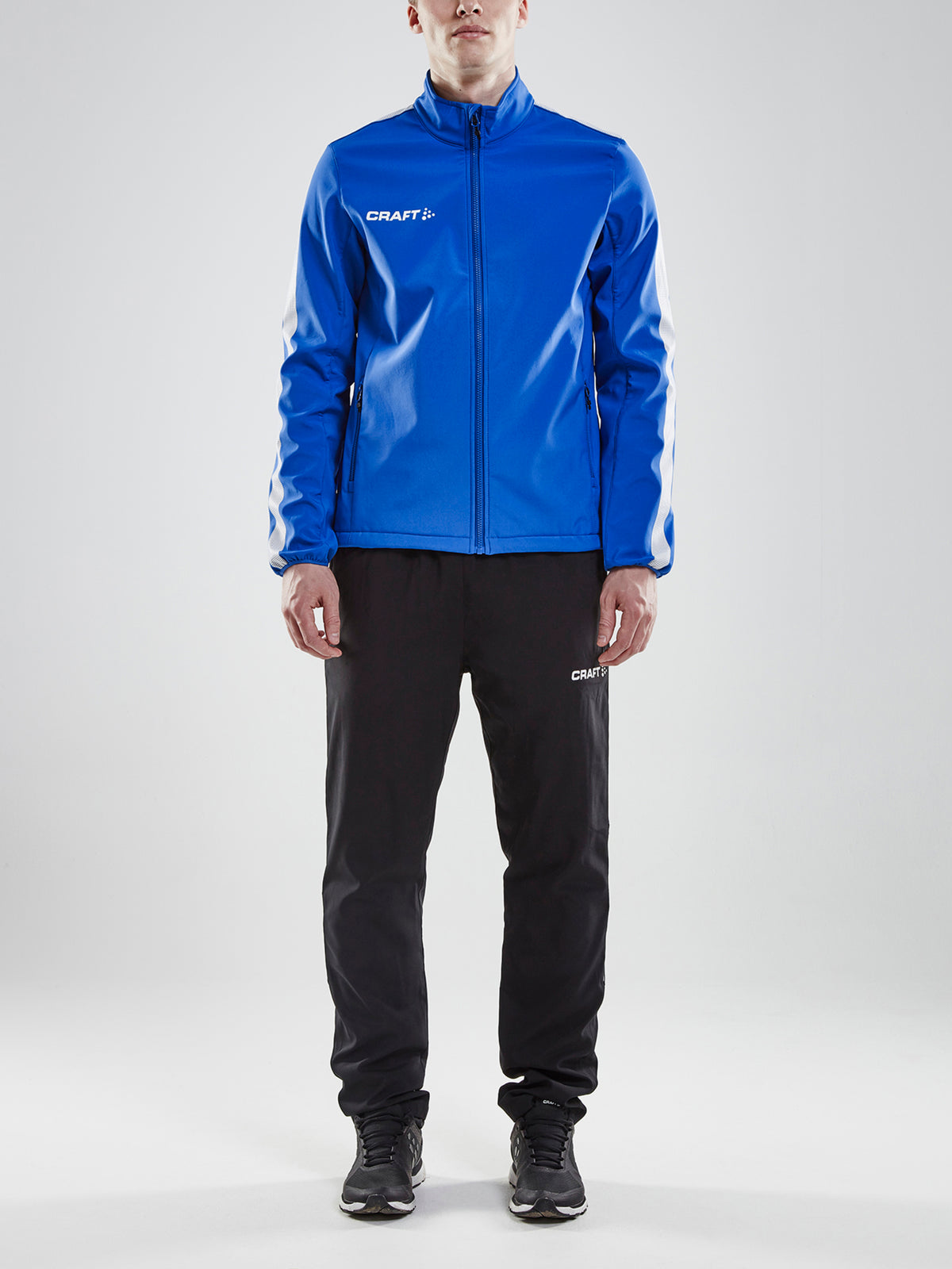 Craft Pro Control Softshell Jacket Herren in Kobaltblau, Detailansicht