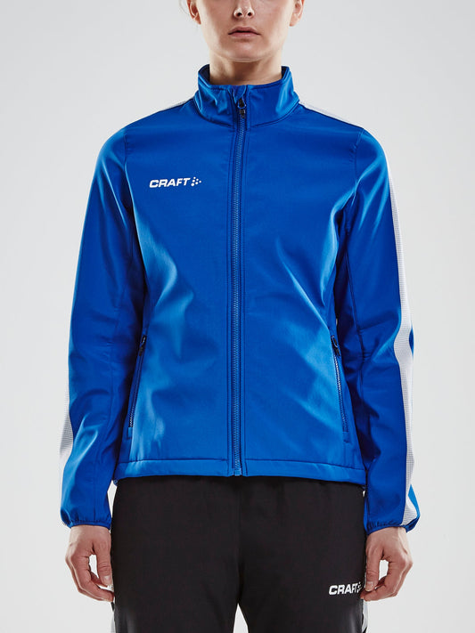 Craft Pro Control Softshell Jacket Damen in Kobaltblau, Detailansicht