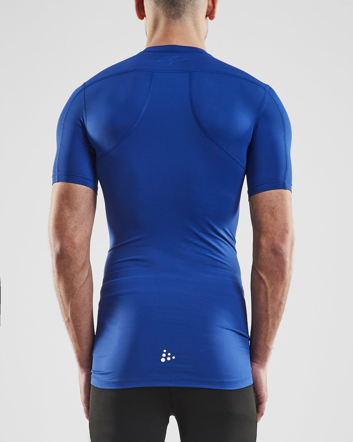 Craft Pro Control Compression Tee in Kobaltblau, Detailansicht