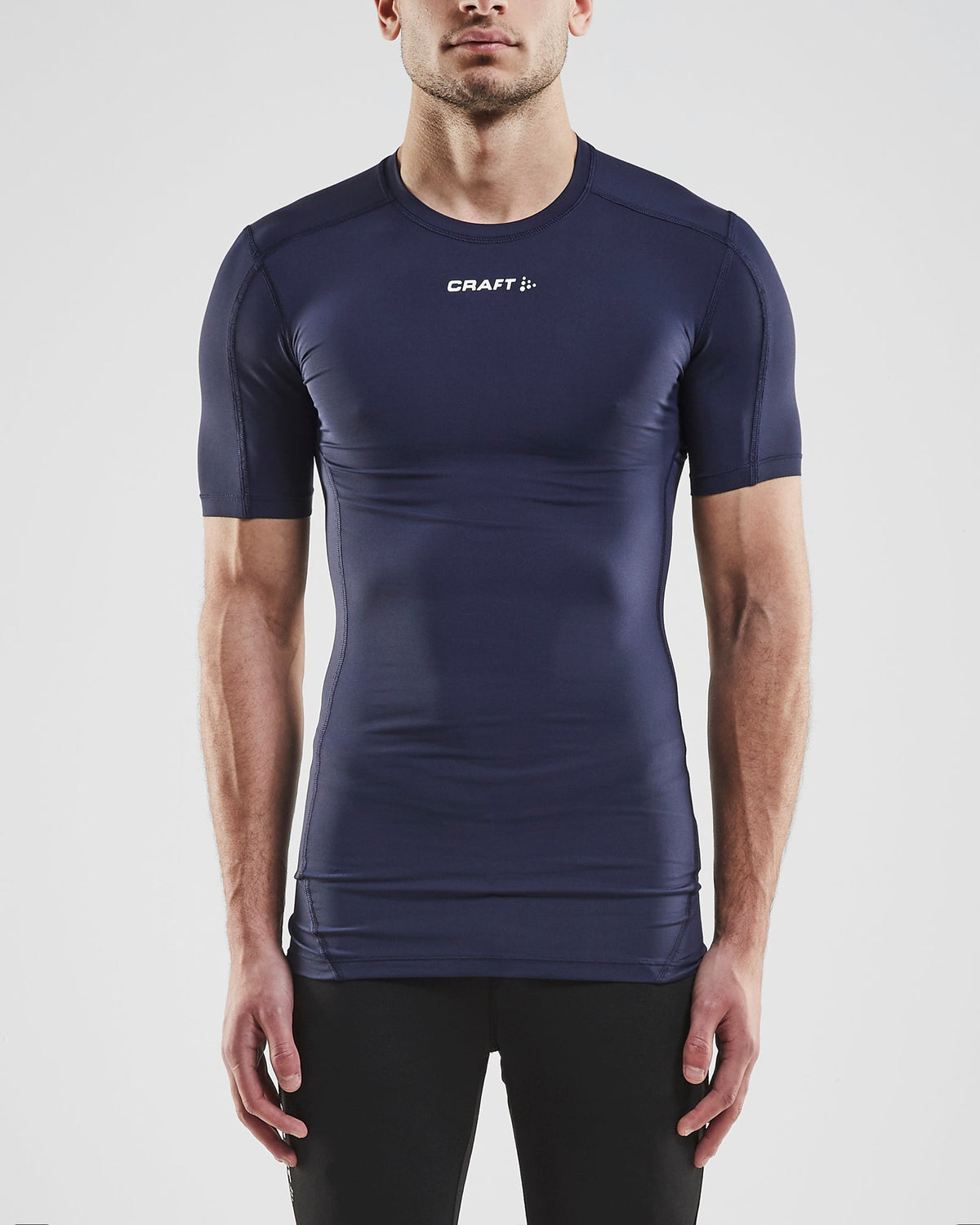 Craft Pro Control Compression Tee in Navy, Detailansicht
