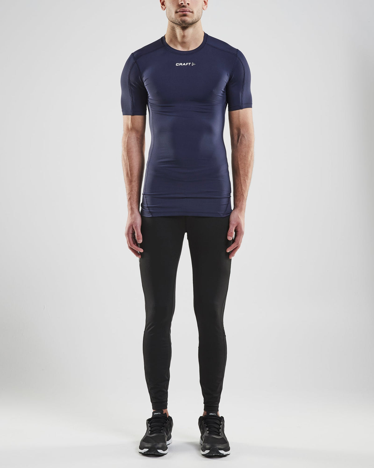 Craft Pro Control Compression Tee in Navy, Detailansicht