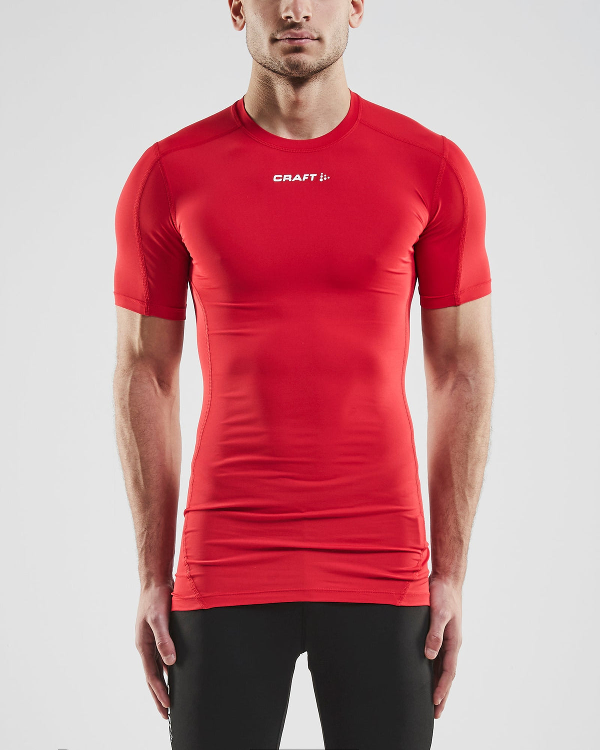 Craft Pro Control Compression Tee in Rot, Detailansicht
