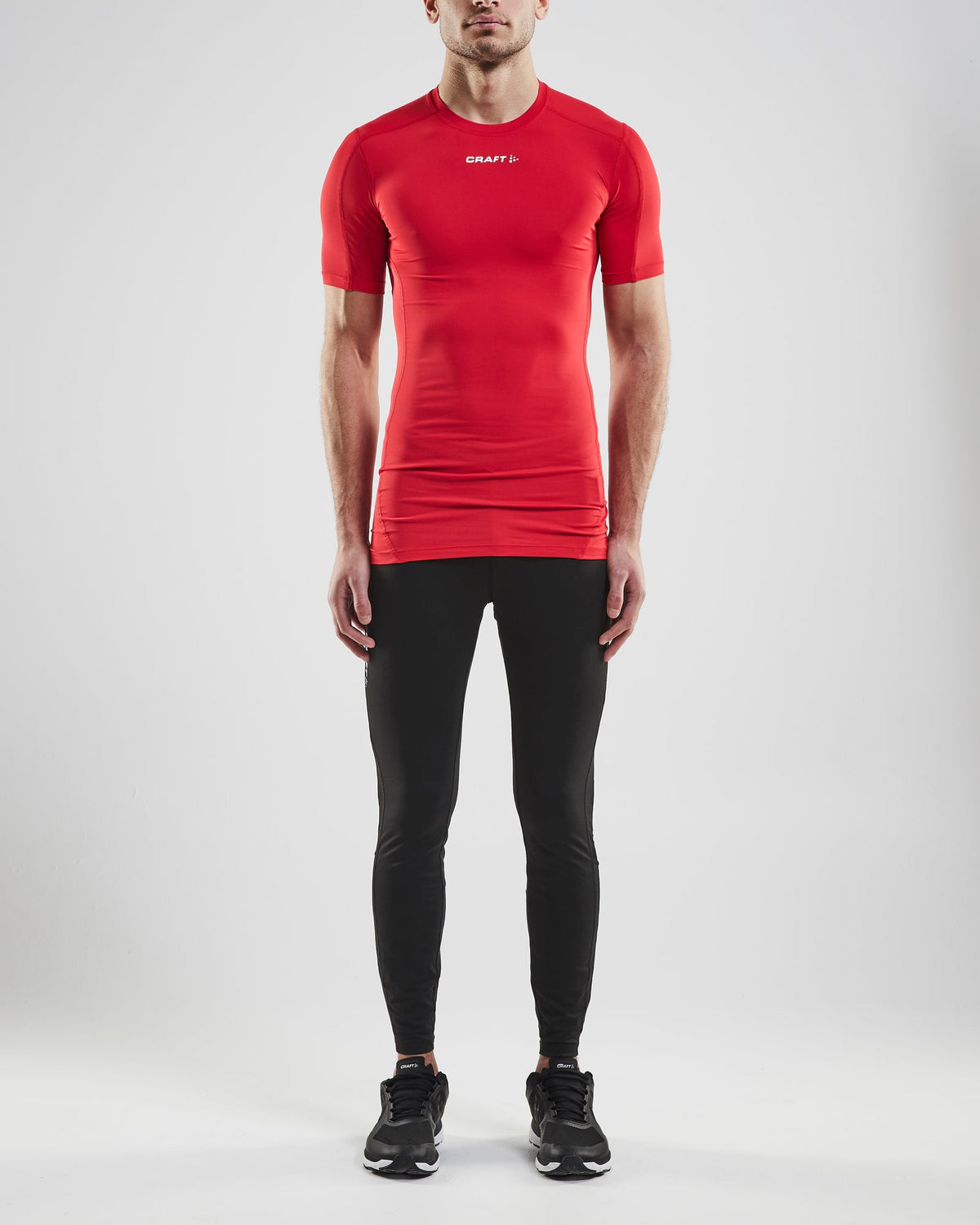 Craft Pro Control Compression Tee in Rot, Detailansicht
