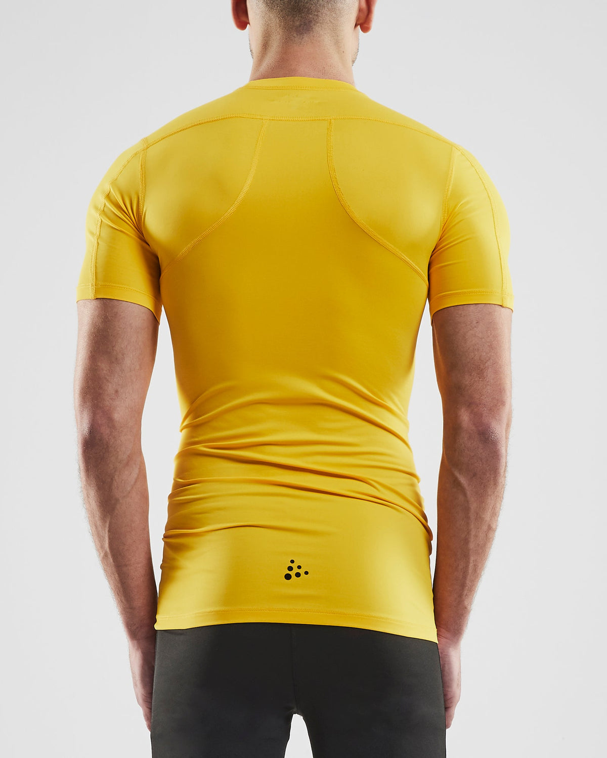 Craft Pro Control Compression Tee in Gelb, Detailansicht