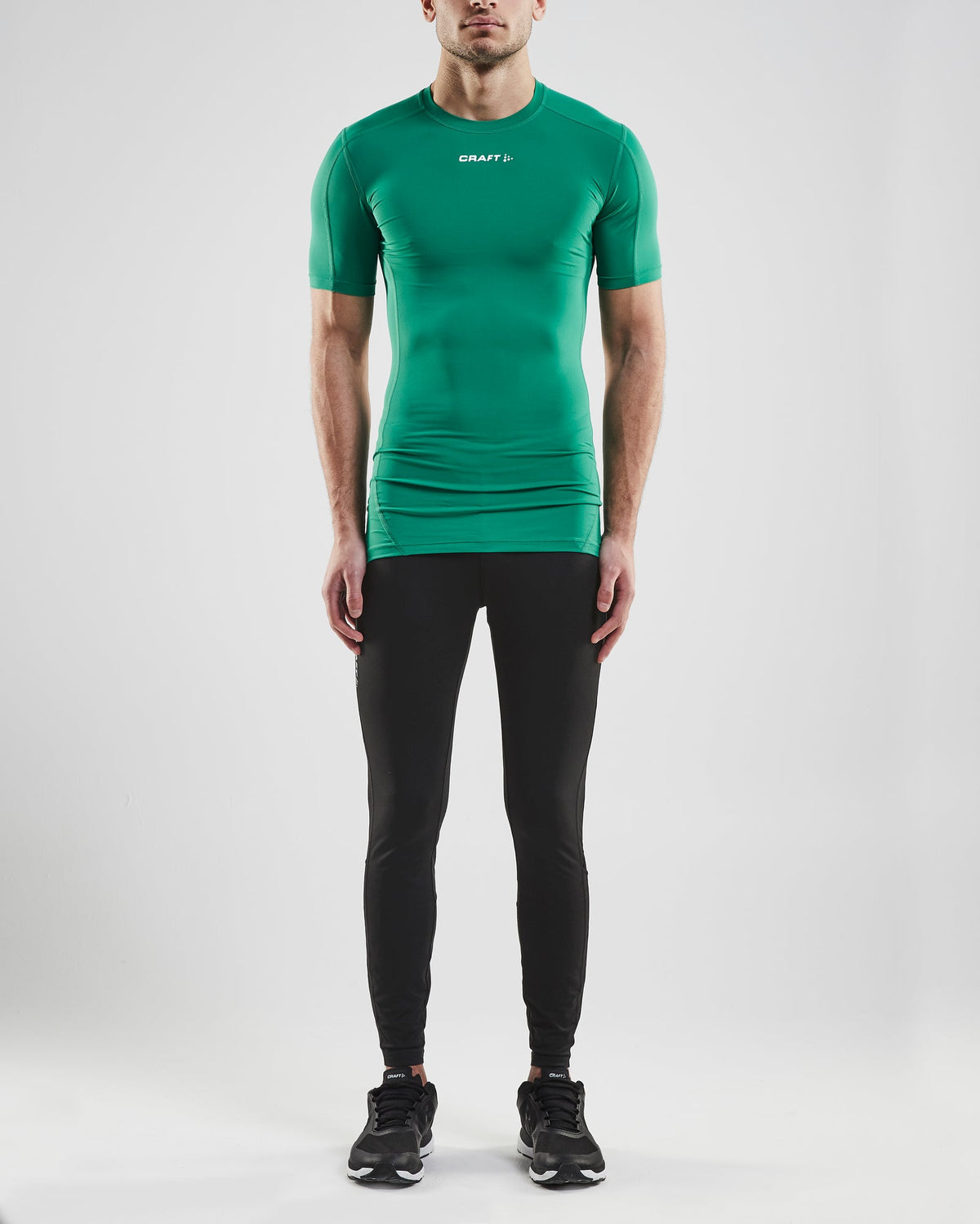 Craft Pro Control Compression Tee in Grün, Detailansicht