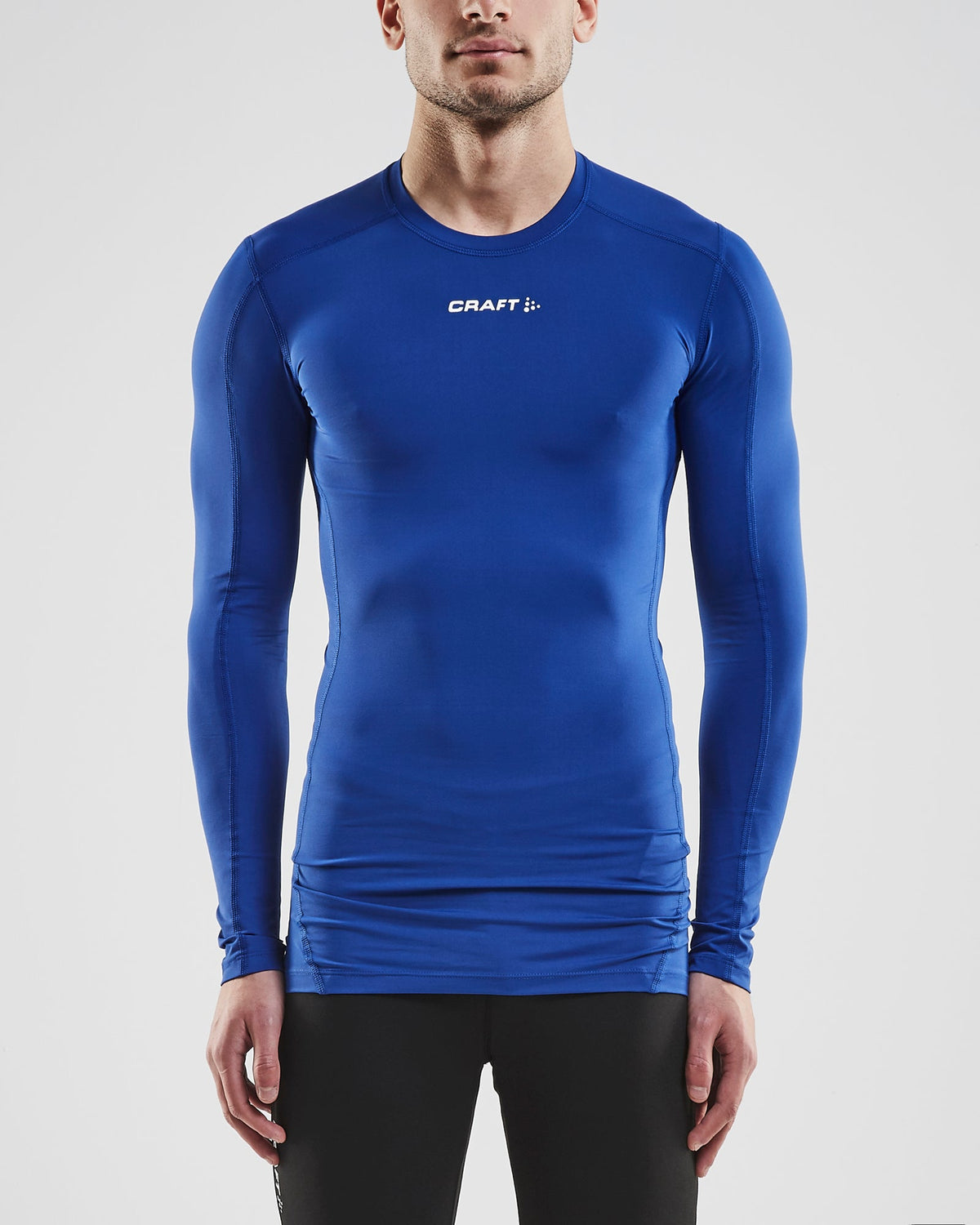 Craft Ability Compression Long Sleeve Unisex in Kobaltblau, Detailansicht