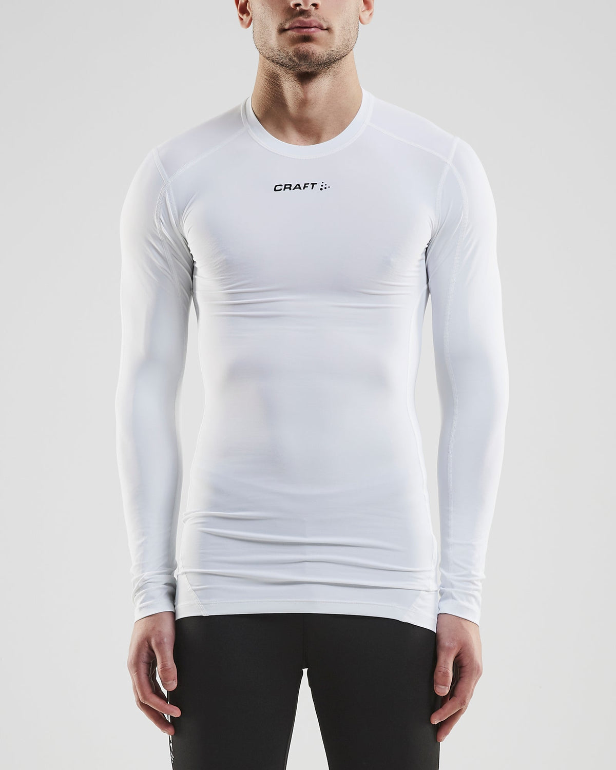 Craft Ability Compression Long Sleeve Unisex in Weiss, Detailansicht