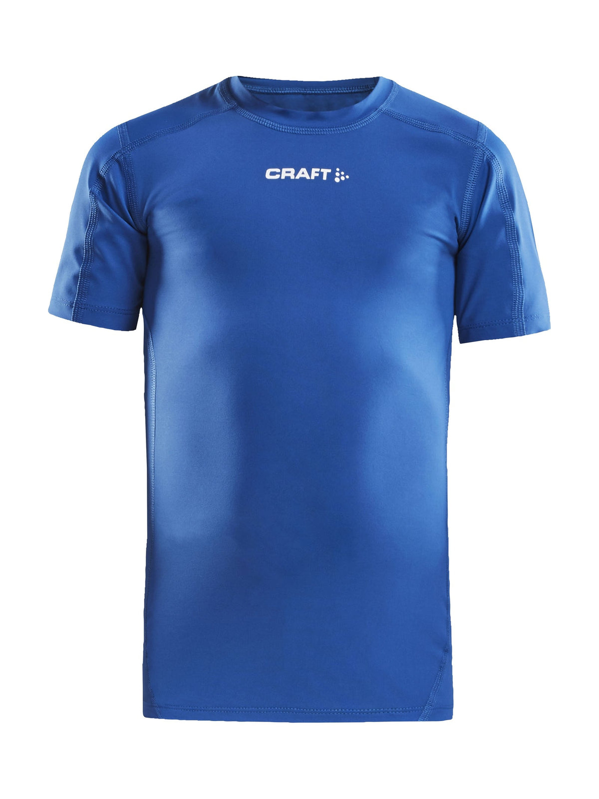 Craft Pro Control Compression Tee Junior in Royalblau, Vorderansicht