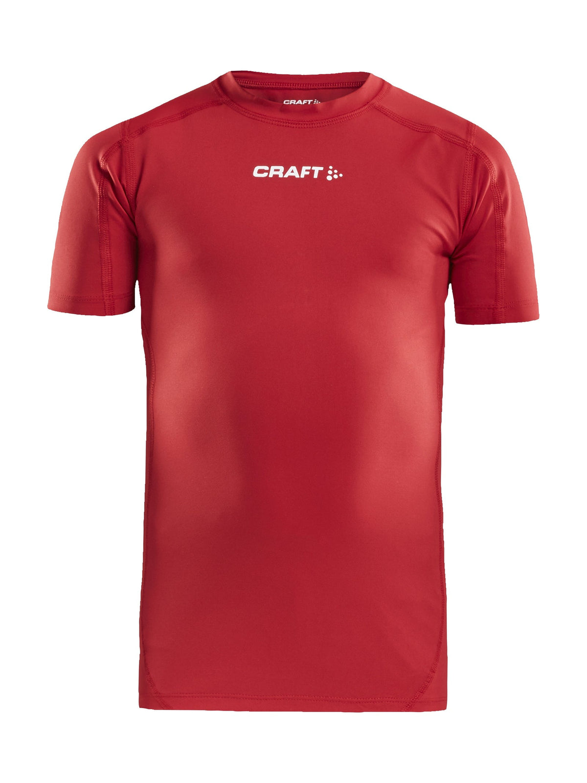 Craft Pro Control Compression Tee Junior in Rot, Vorderansicht