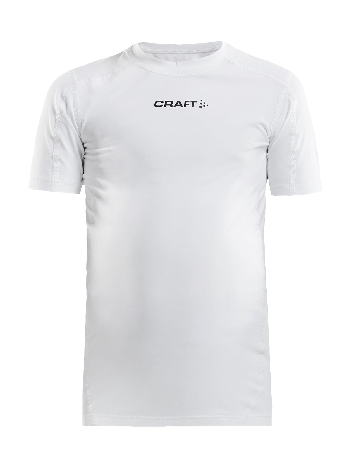 Craft Pro Control Compression Tee Junior in Weiss, Vorderansicht