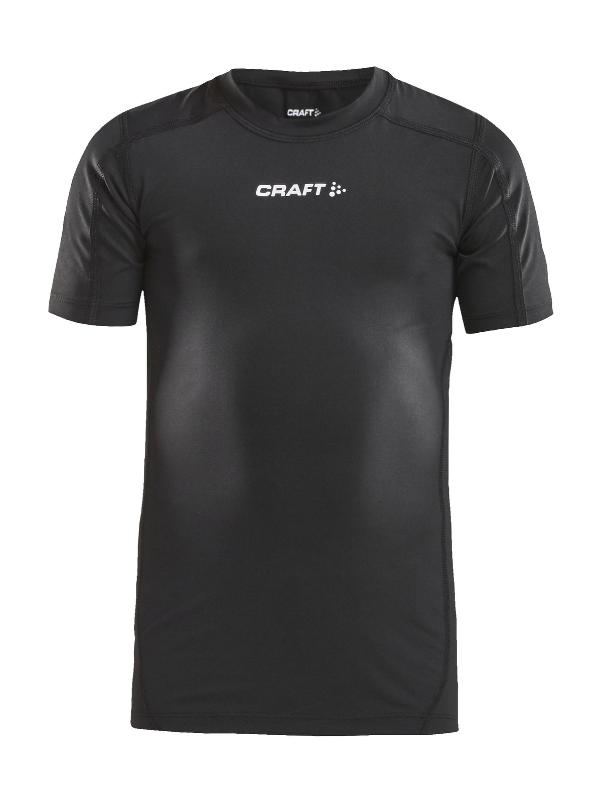 Craft Pro Control Compression Tee Junior in Schwarz, Vorderansicht