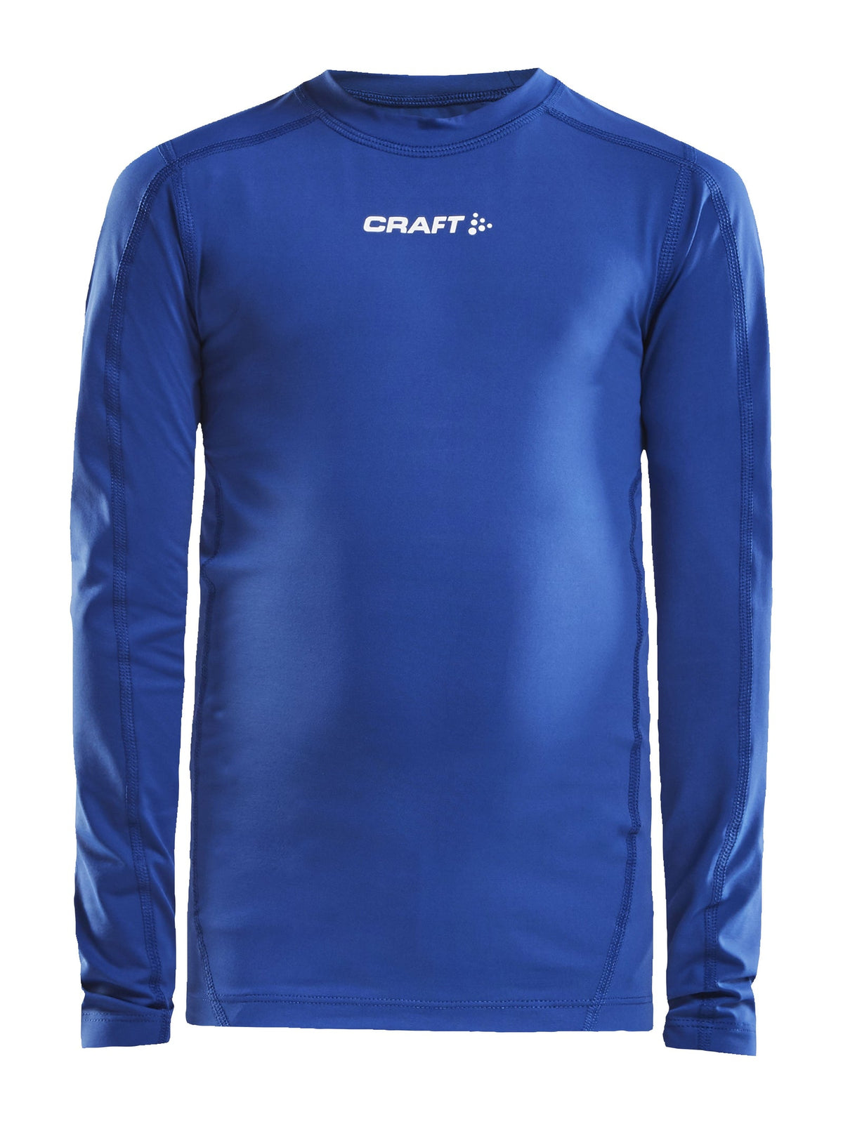 Craft Ability Compression Long Sleeve Junior in Kobaltblau, Vorderansicht