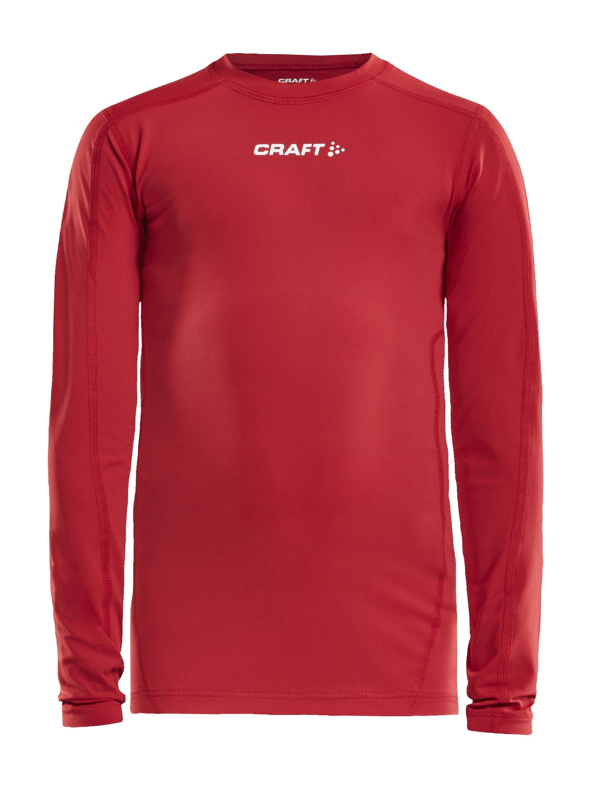 Craft Ability Compression Long Sleeve Junior in Rot, Vorderansicht