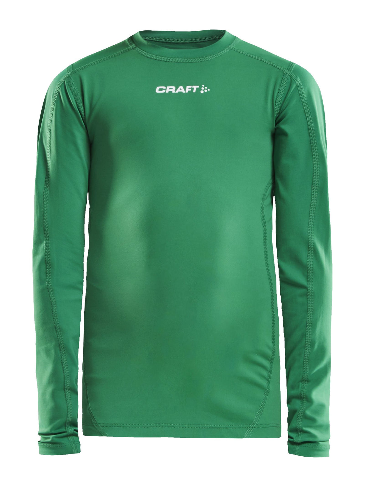 Craft Ability Compression Long Sleeve Junior in Grün, Vorderansicht