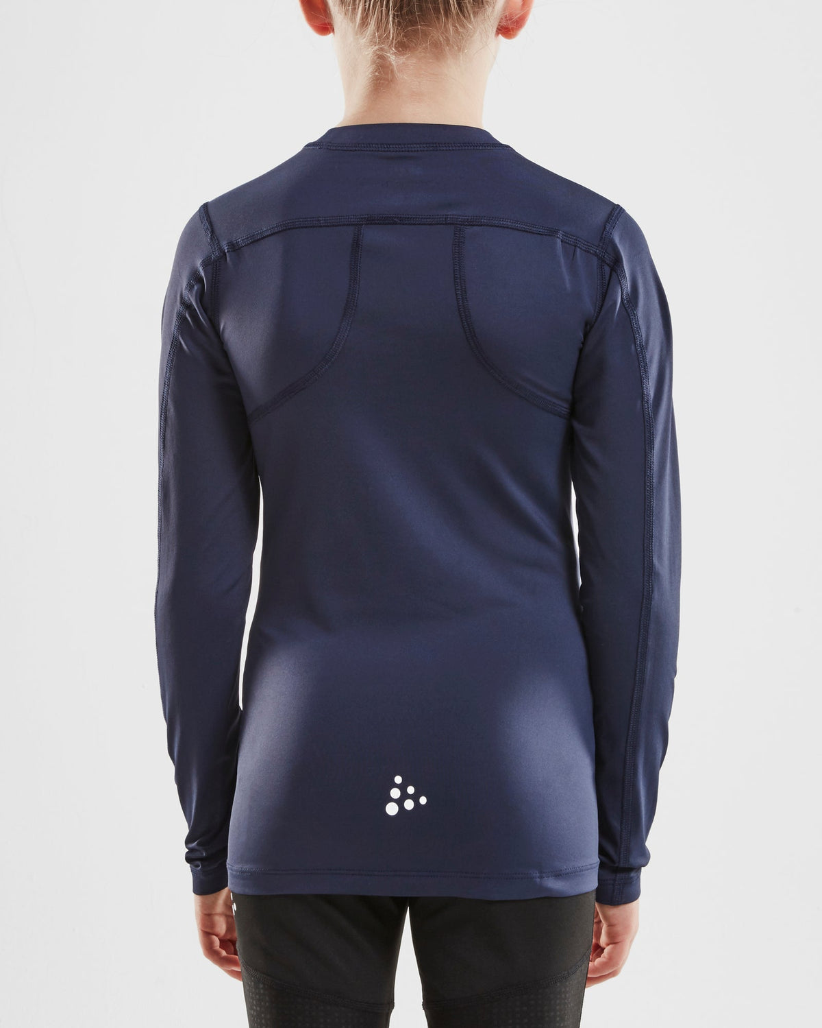 Craft Ability Compression Long Sleeve Junior in Navy, Detailansicht