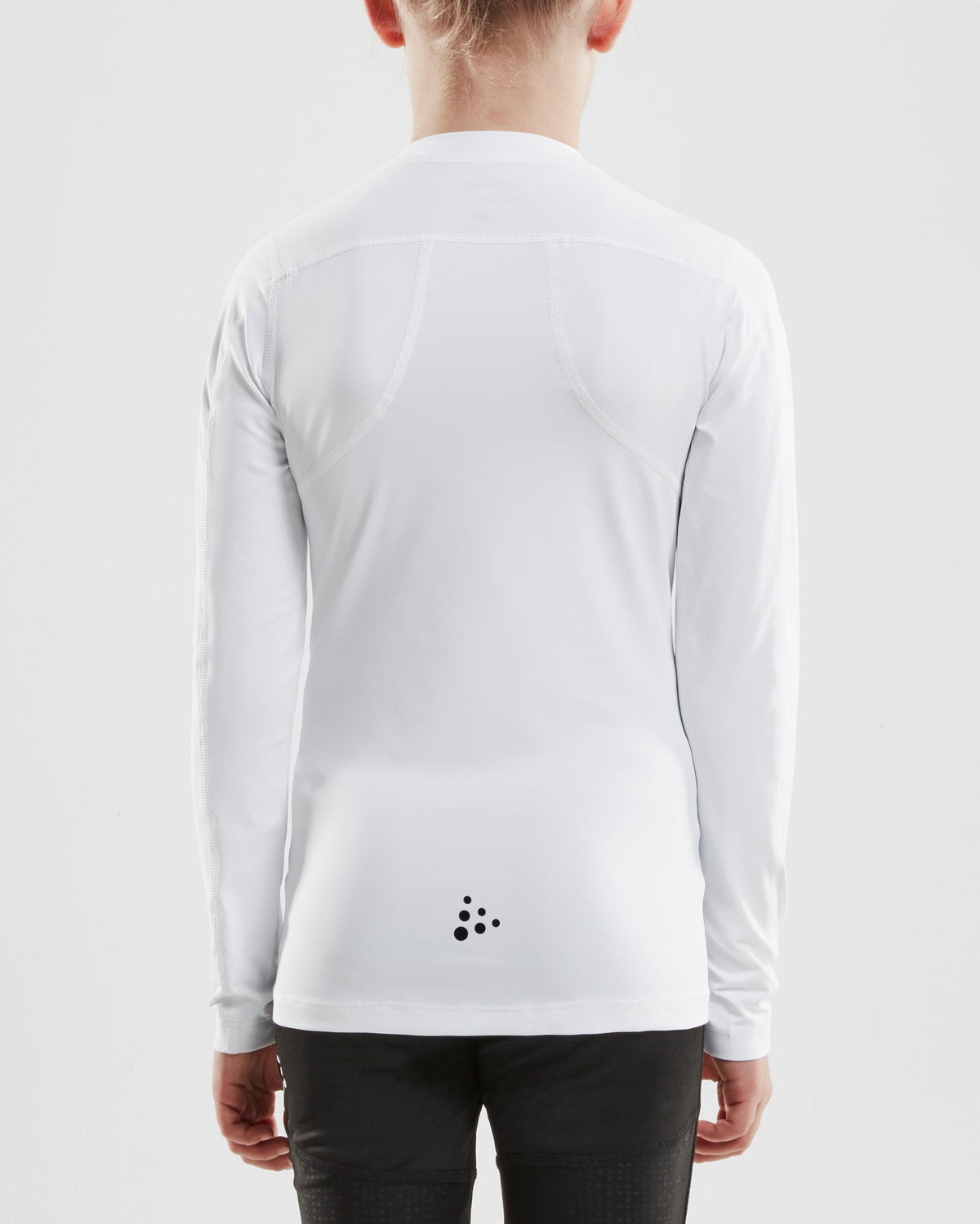 Craft Ability Compression Long Sleeve Junior in Weiss, Detailansicht