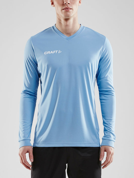 Craft Squad Go Jersey Solid LS Herren in Hellblau, Detailansicht