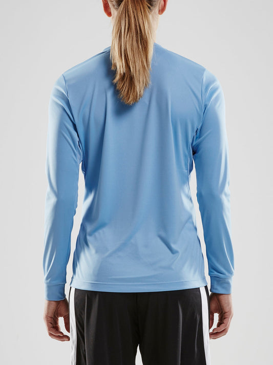 Craft Squad Go Jersey Solid LS Damen in Hellblau, Detailansicht