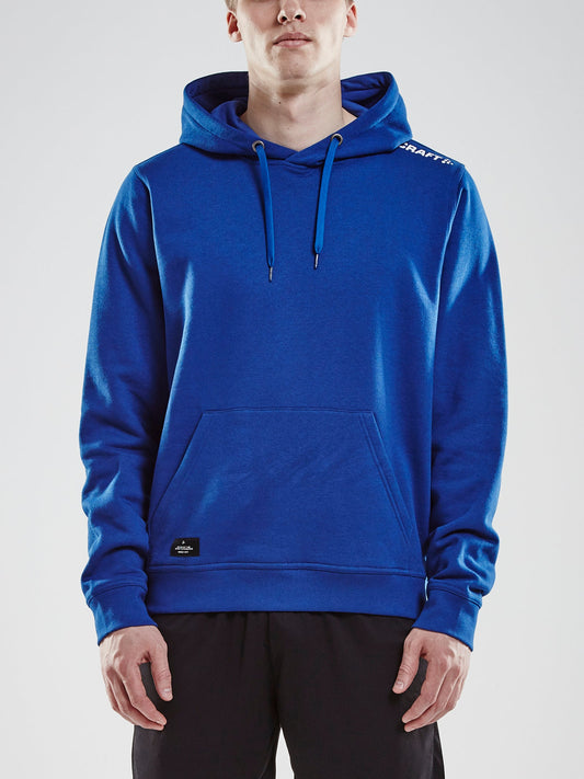 Craft Community Hoodie Herren in Kobaltblau, Detailansicht