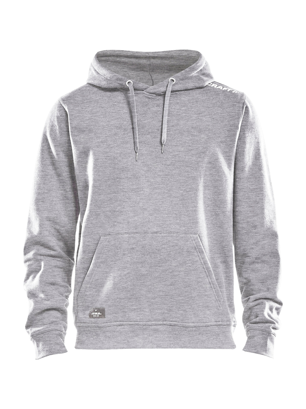 Craft Community Hoodie Herren in Grau meliert, Vorderansicht