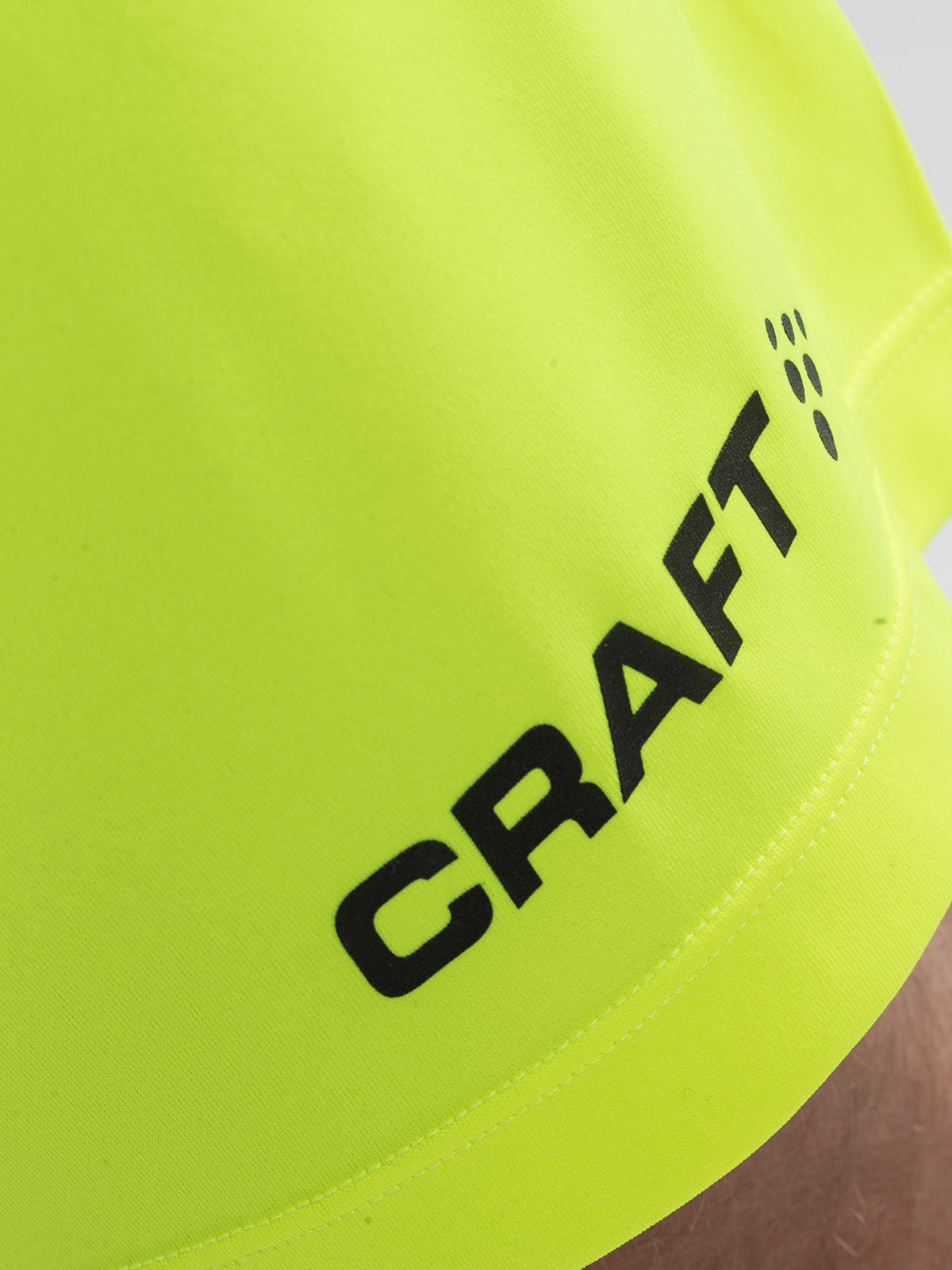 Craft Squad Go GK Shorts Herren in Neongelb, Detailansicht