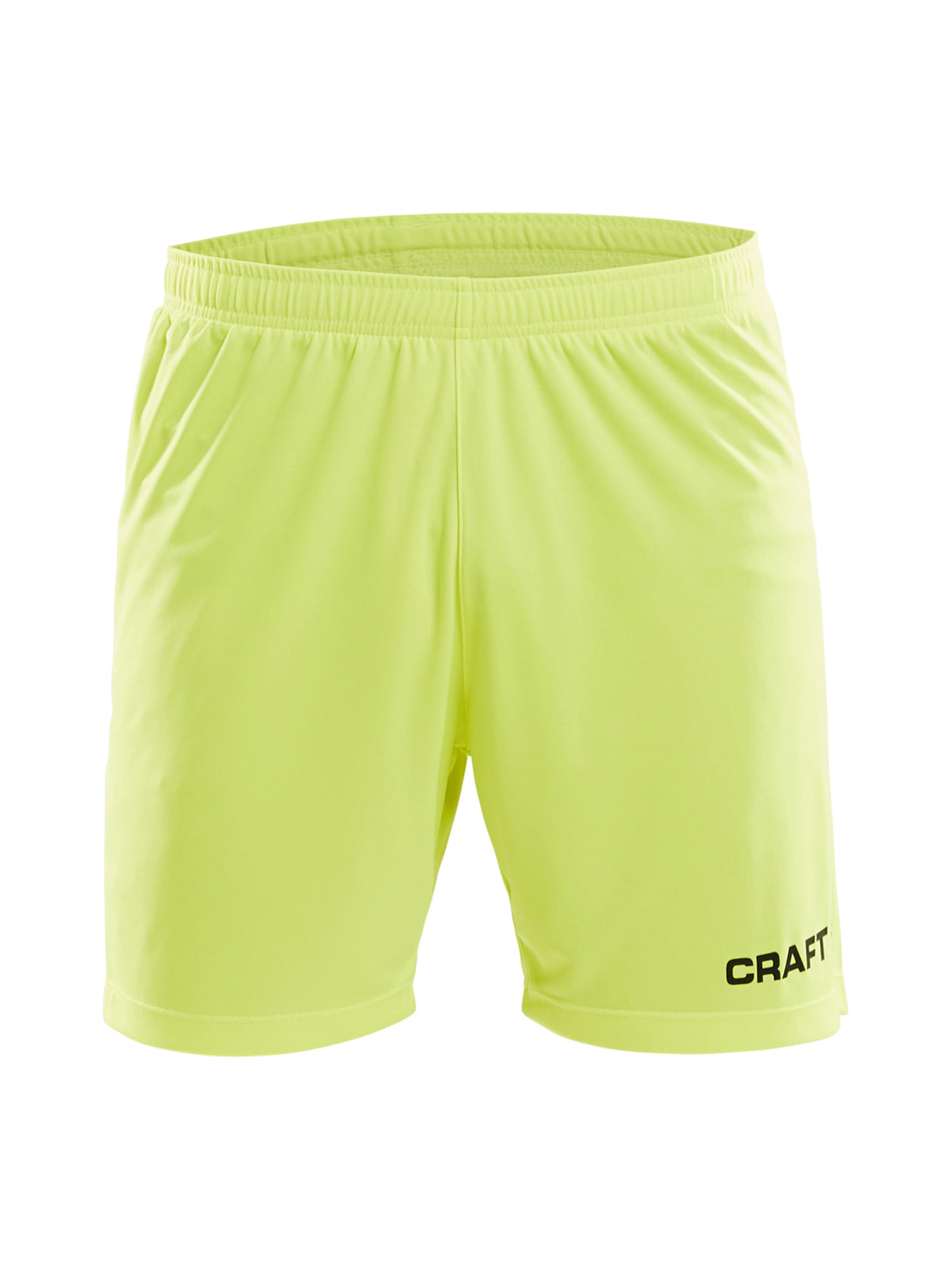 Craft Squad Go GK Shorts Herren in Neongelb, Vorderansicht
