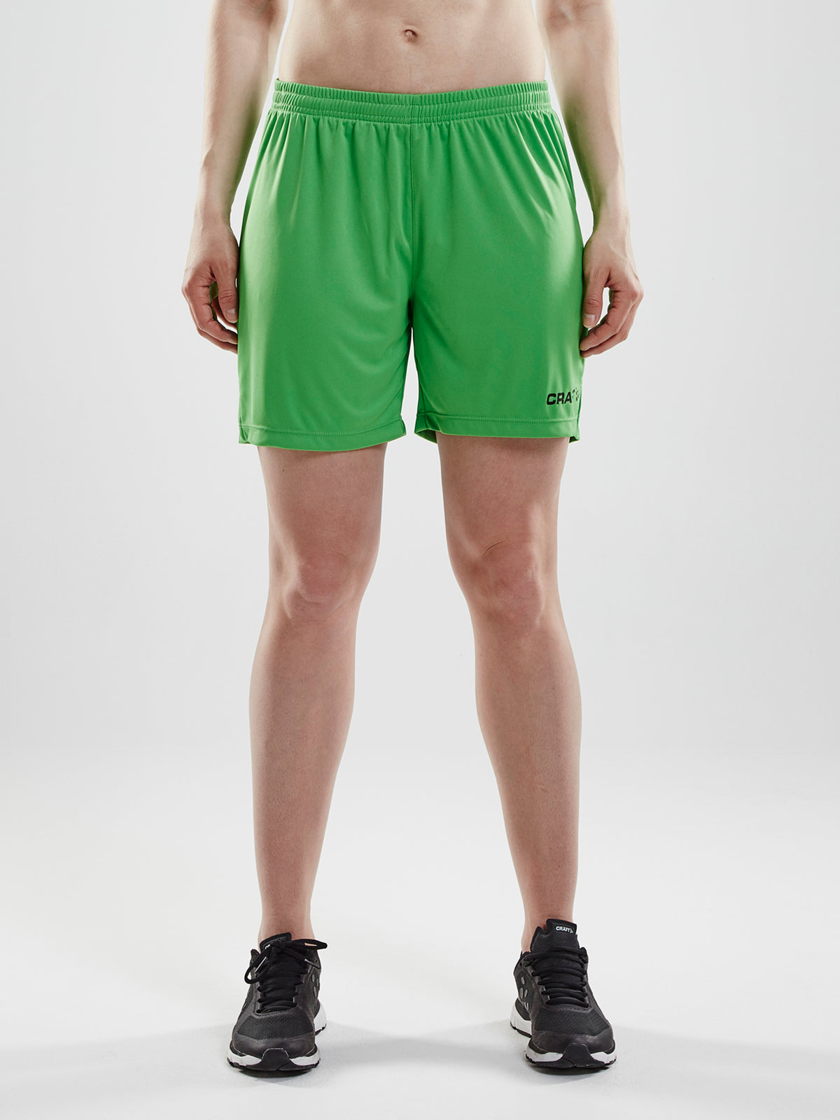 Craft Squad Go GK Shorts Damen in Grasgrün, Detailansicht