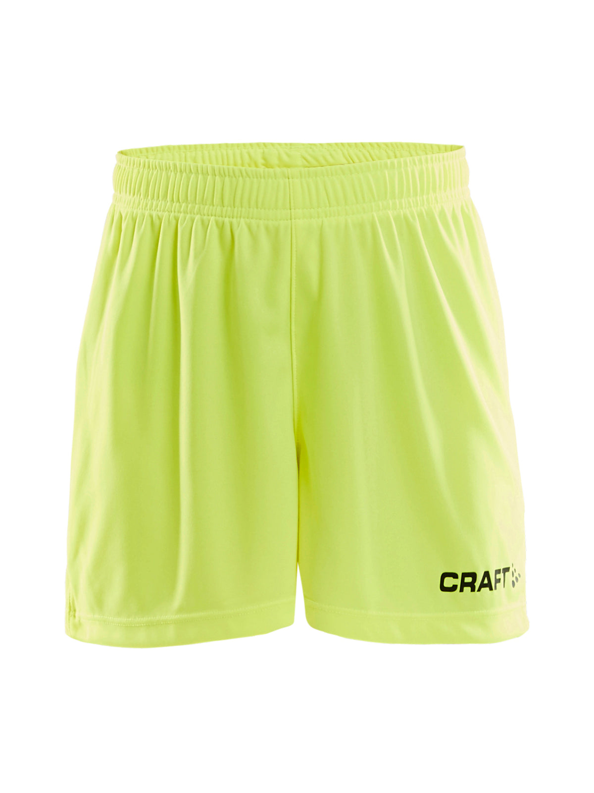 Craft Squad Go GK Shorts Junior in Neongelb, Vorderansicht