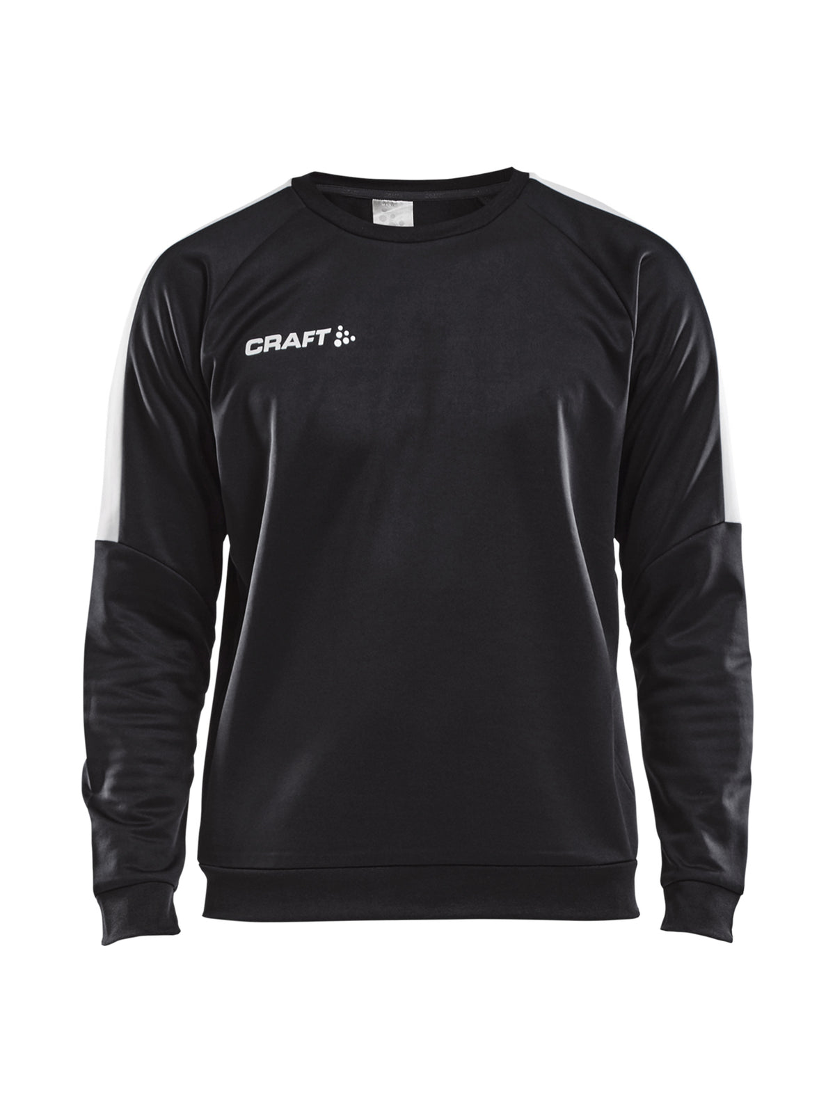 Craft Progress R-Neck Sweater Herren in Schwarz/Weiss, Vorderansicht