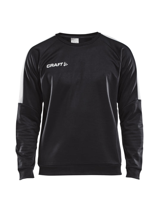 Craft Progress R-Neck Sweater Herren in Schwarz/Weiss, Vorderansicht