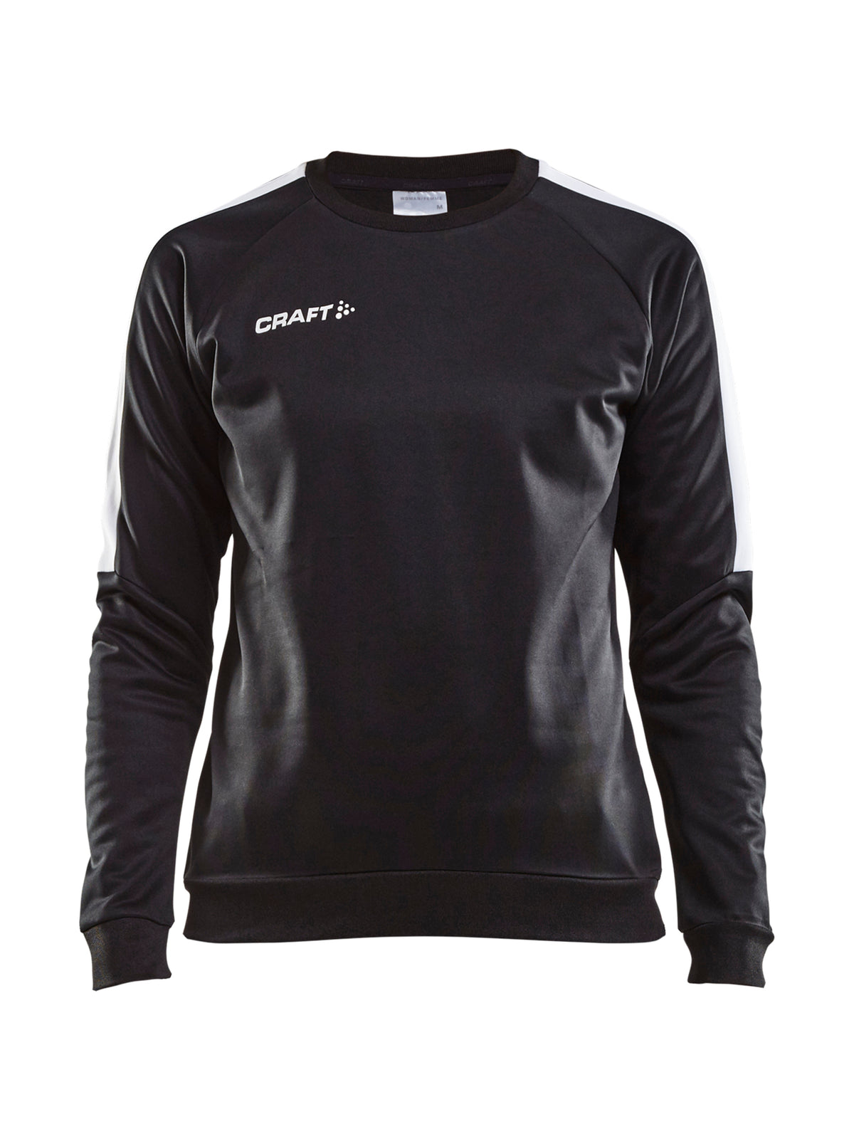 Craft Progress R-Neck Sweater Damen in Schwarz/Weiss, Vorderansicht