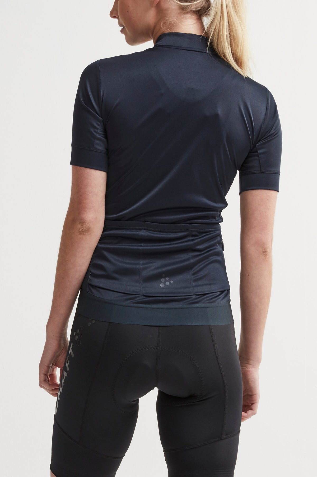 Craft CORE Essence Jersey Tight Fit Damen in Dunkelblau, Detailansicht