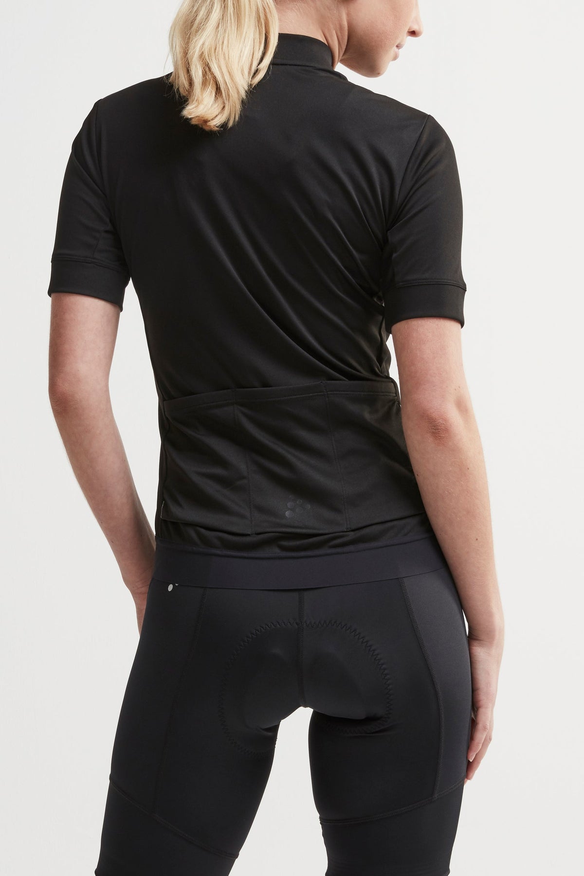 Craft CORE Essence Jersey Tight Fit Damen in Schwarz, Detailansicht