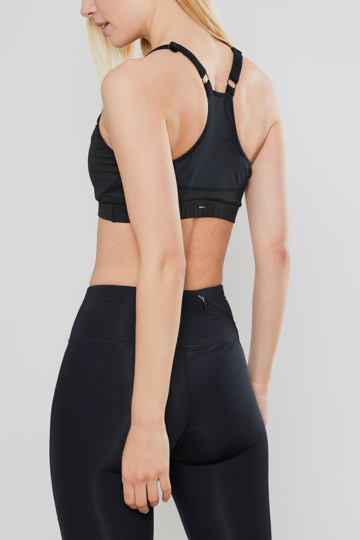 Craft Motion Bra in Schwarz, Detailansicht
