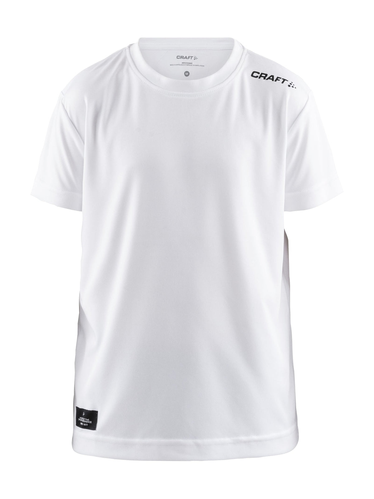 Craft Community Function SS Tee Junior in Weiss, Vorderansicht