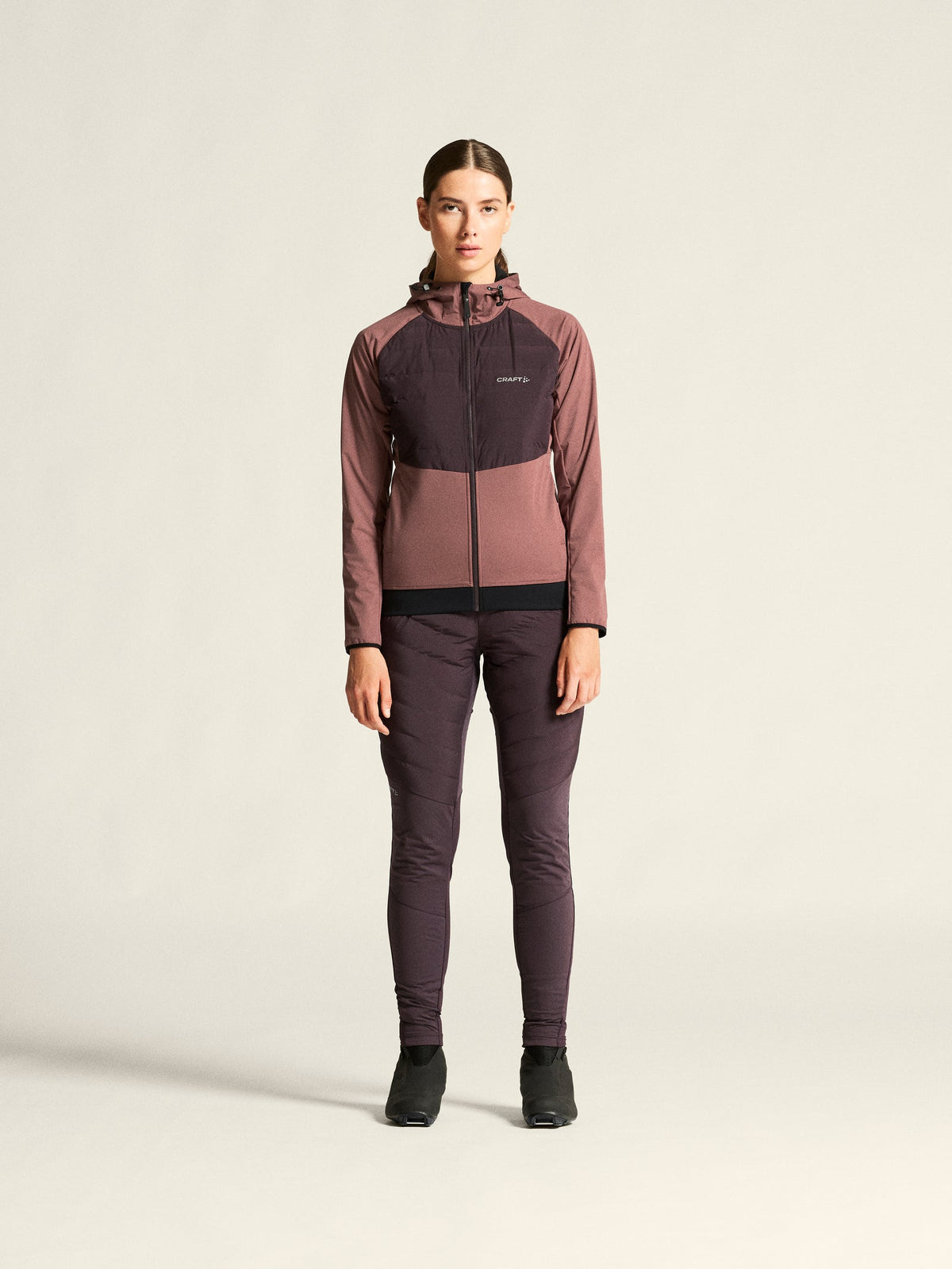 Craft ADV Pursuit Thermal Tights Damen in Violett, Detailansicht