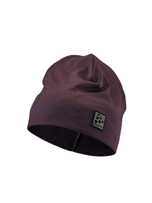 Craft Microfleece Ponytail Hat in Violett, Vorderansicht