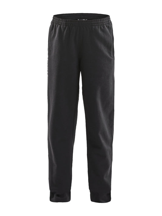 Craft Progress GK Sweatpant Junior in Schwarz, Vorderansicht