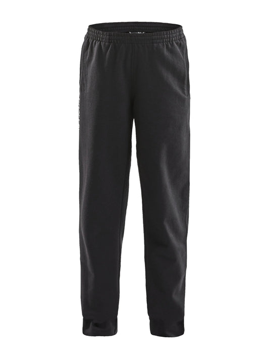 Craft Progress GK Sweatpant Junior in Schwarz, Vorderansicht