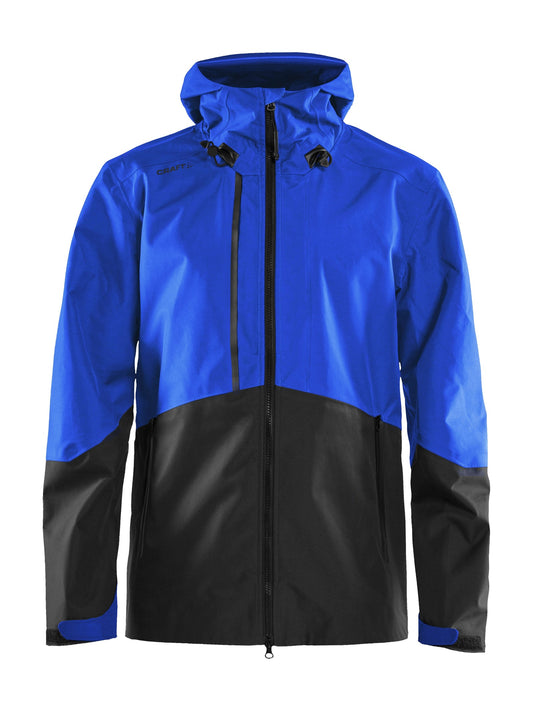 Craft Block Shell Jkt Herren in Blau/Schwarz, Vorderansicht