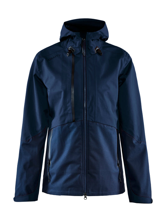 Craft Block Shell Jkt Damen in Dunkelnavy, Vorderansicht