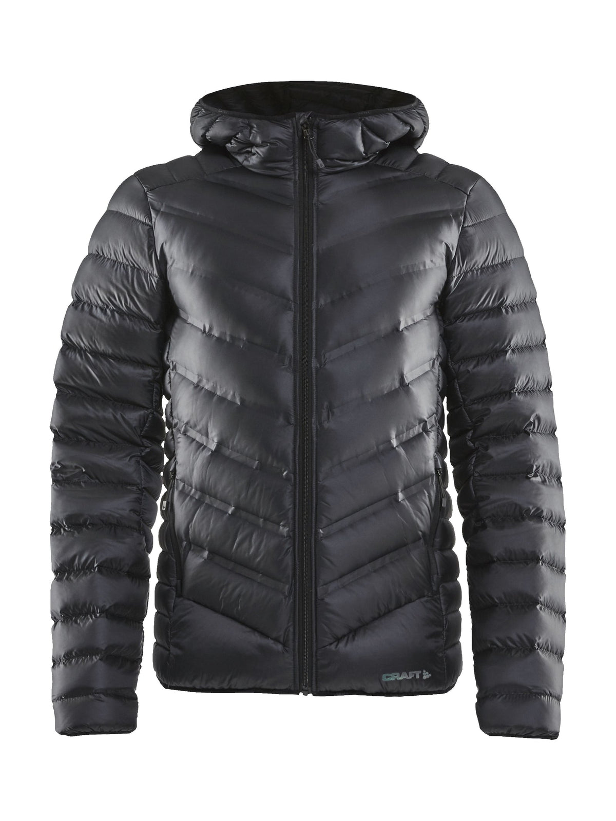 Craft Light Down Jacket Herren in Schwarz, Vorderansicht